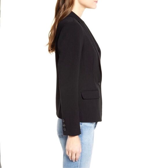 Vince Camuto Nina Classic Notched Collar Black Blazer New! - Picture 2 of 9